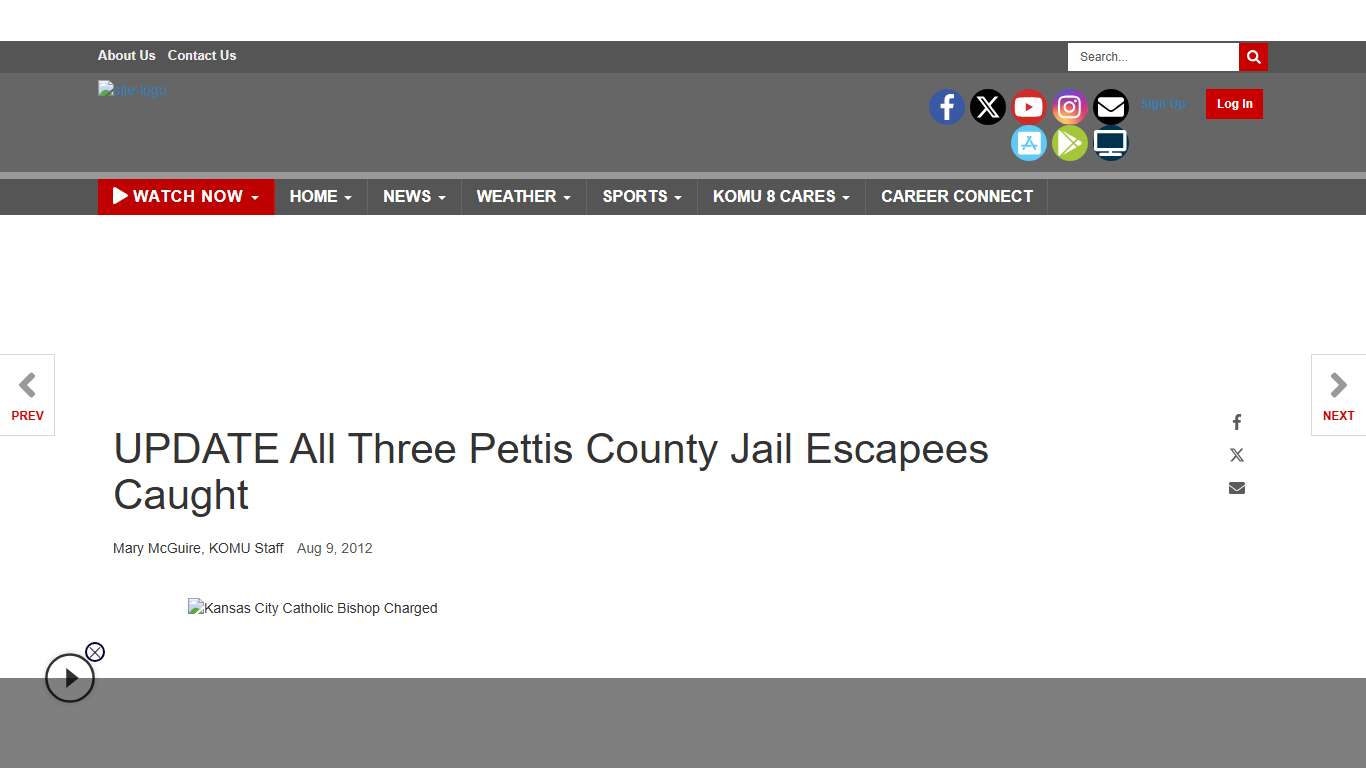 UPDATE All Three Pettis County Jail Escapees Caught News komu.com